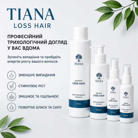 Набір проти випадіння  волосся TIANA LOSS HAIR 0001 фото
